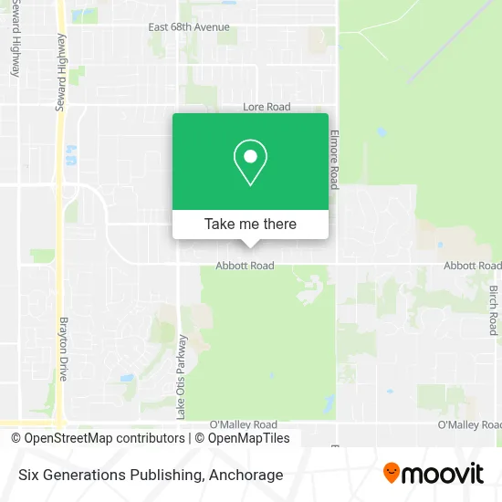 Six Generations Publishing map