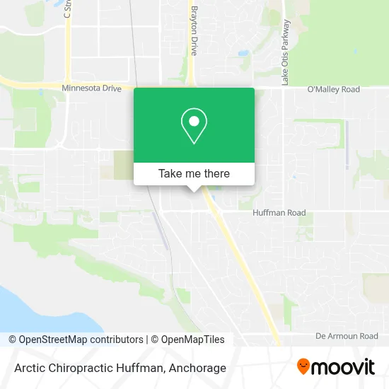Arctic Chiropractic Huffman map