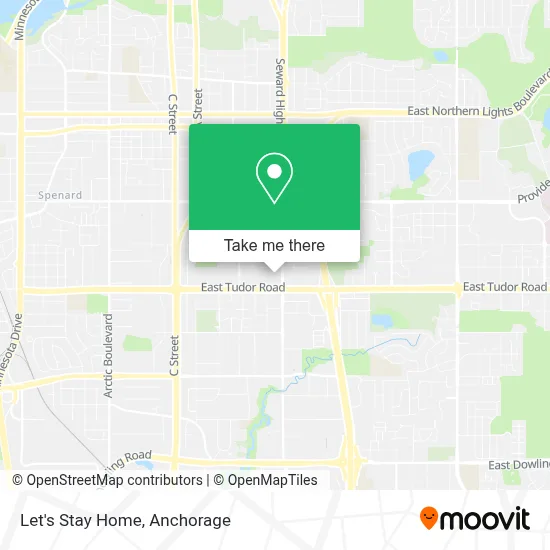 Let's Stay Home map
