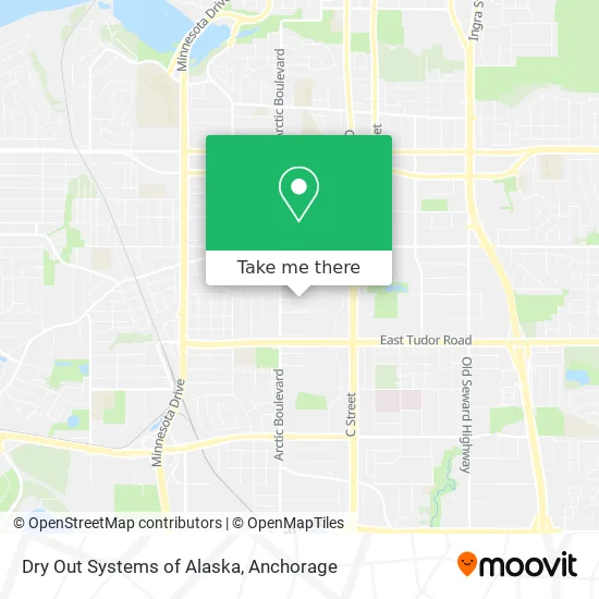 Mapa de Dry Out Systems of Alaska