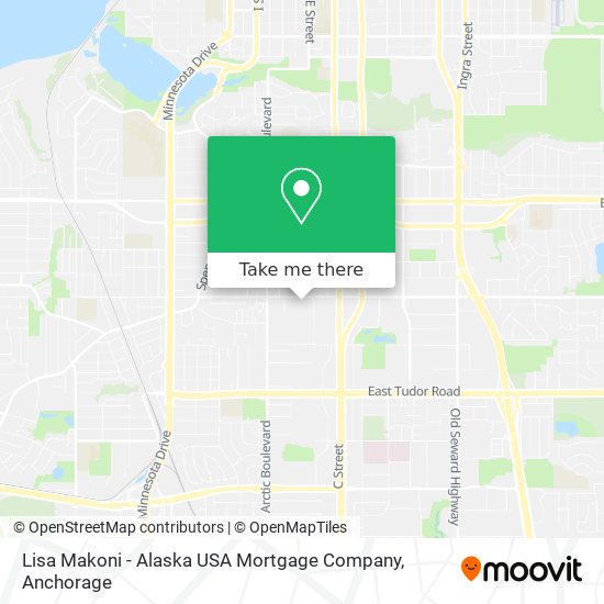 Lisa Makoni - Alaska USA Mortgage Company map