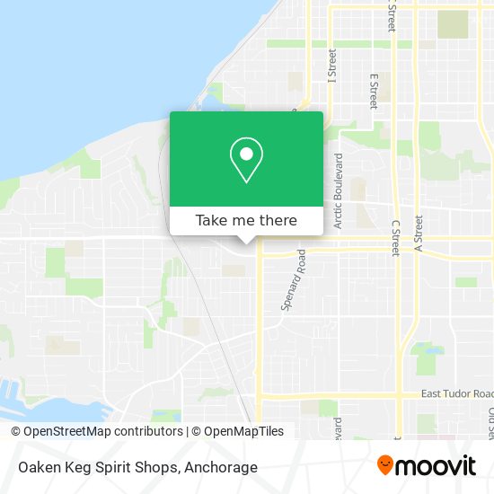 Mapa de Oaken Keg Spirit Shops