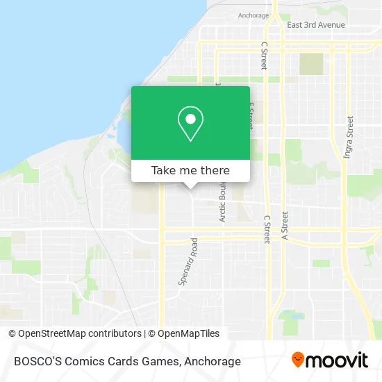 Mapa de BOSCO'S Comics Cards Games