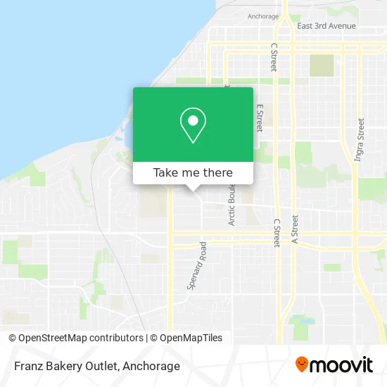 Franz Bakery Outlet map