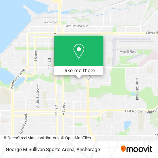 Mapa de George M Sullivan Sports Arena