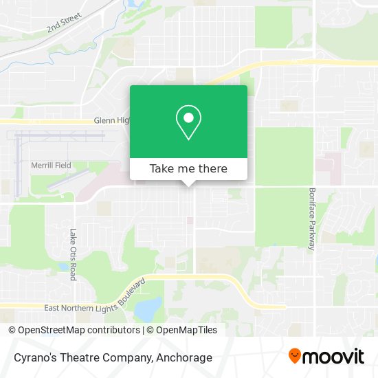 Mapa de Cyrano's Theatre Company