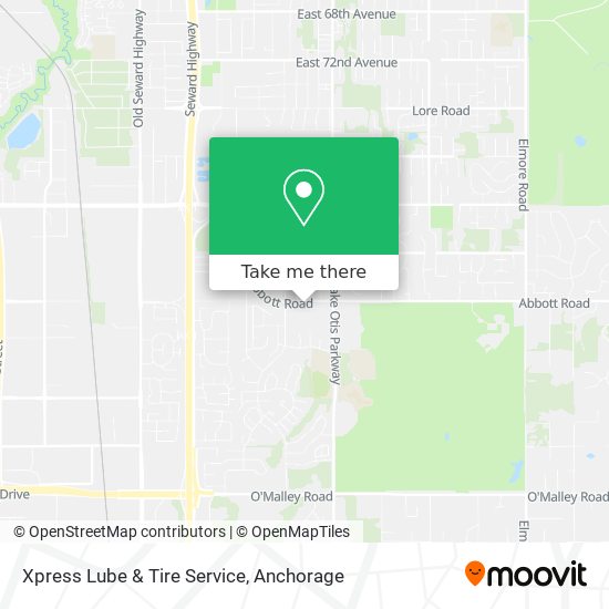 Xpress Lube & Tire Service map