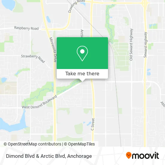 Dimond Blvd & Arctic Blvd map
