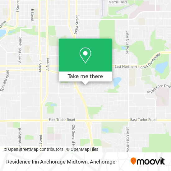 Mapa de Residence Inn Anchorage Midtown