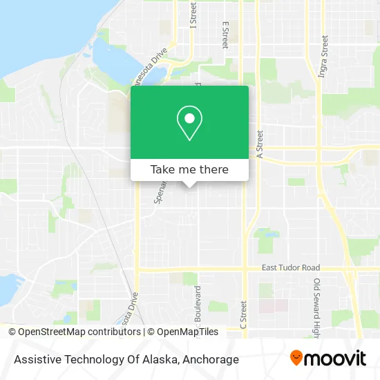Assistive Technology Of Alaska map