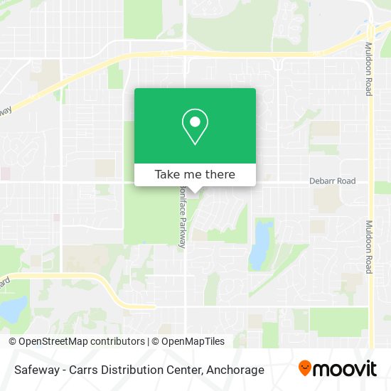 Mapa de Safeway - Carrs Distribution Center