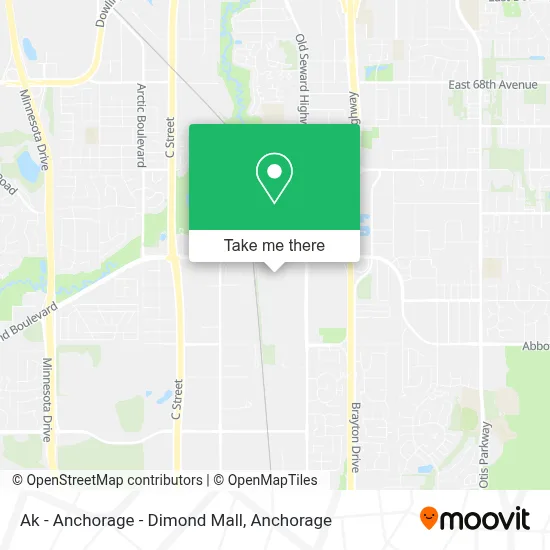 Ak - Anchorage - Dimond Mall map
