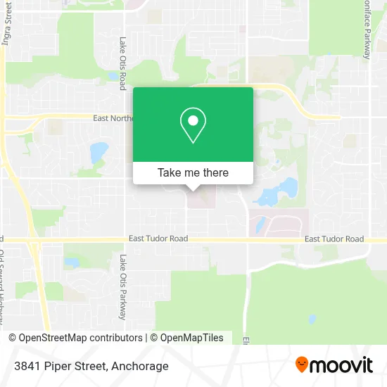 3841 Piper Street map