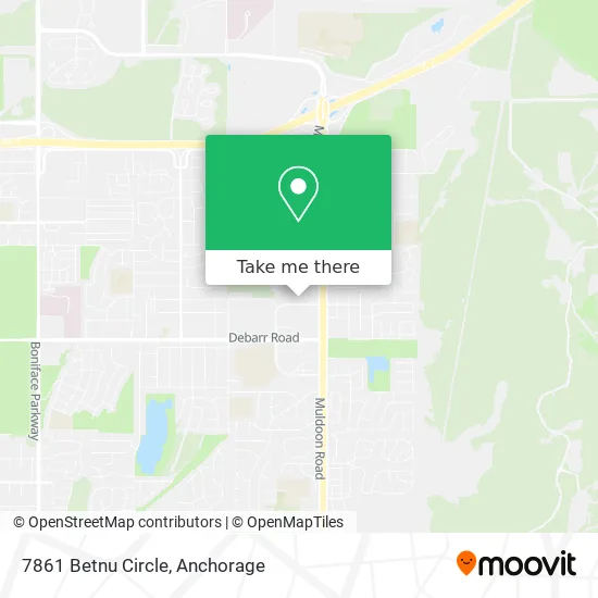 7861 Betnu Circle map