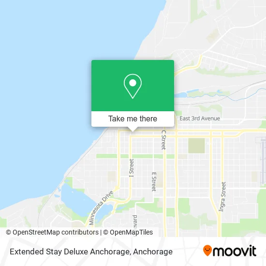 Mapa de Extended Stay Deluxe Anchorage