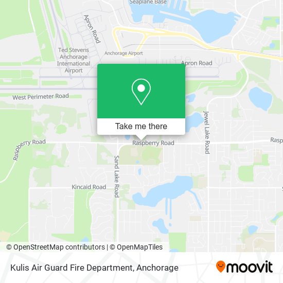 Kulis Air Guard Fire Department map