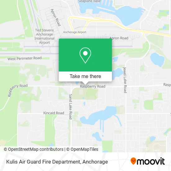 Kulis Air Guard Fire Department map