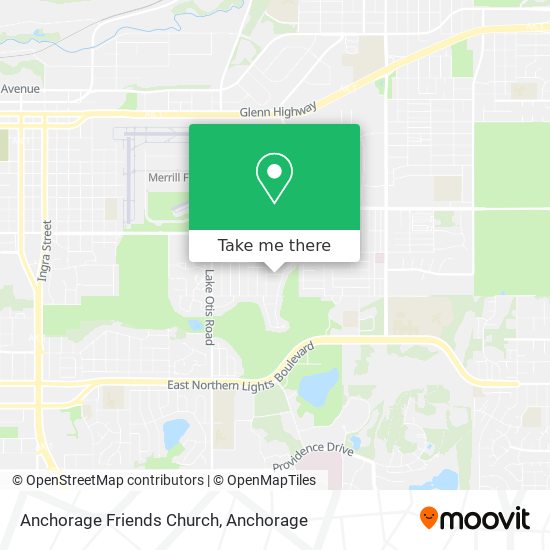 Anchorage Friends Church map