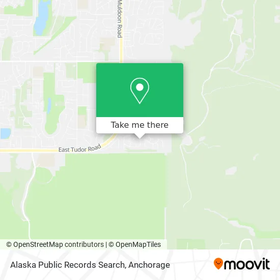 Alaska Public Records Search map