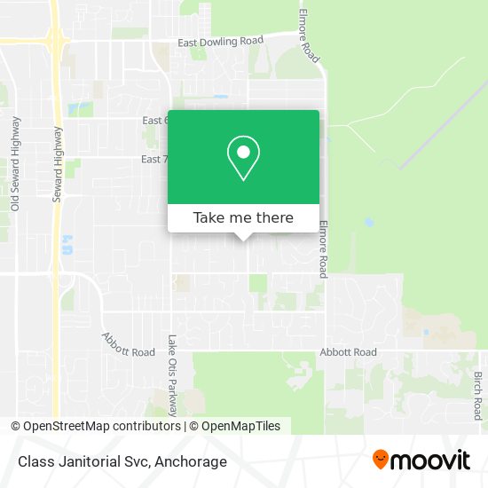 Class Janitorial Svc map