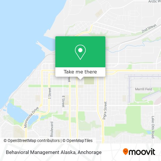 Behavioral Management Alaska map