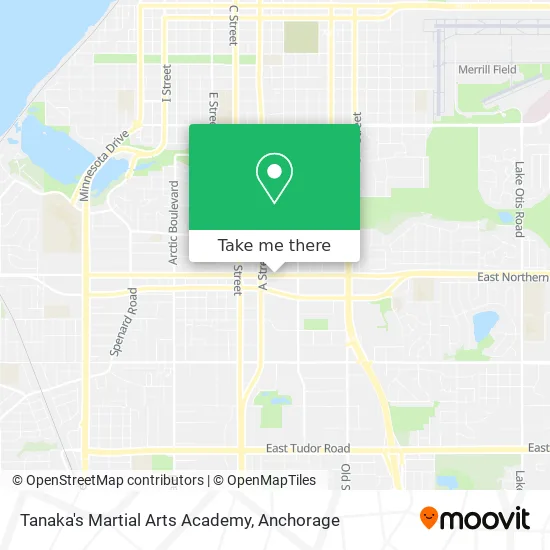 Mapa de Tanaka's Martial Arts Academy
