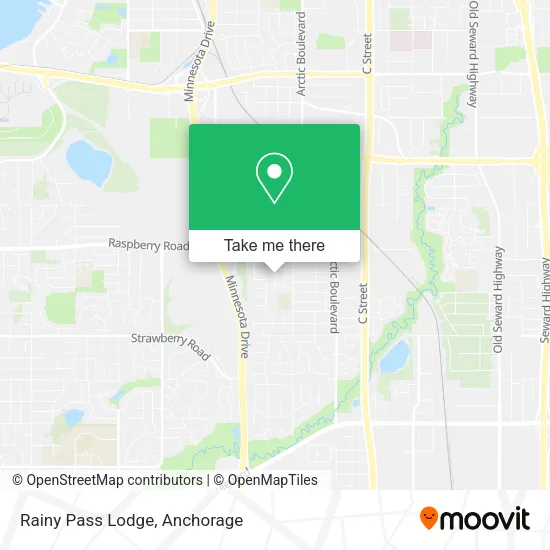 Mapa de Rainy Pass Lodge