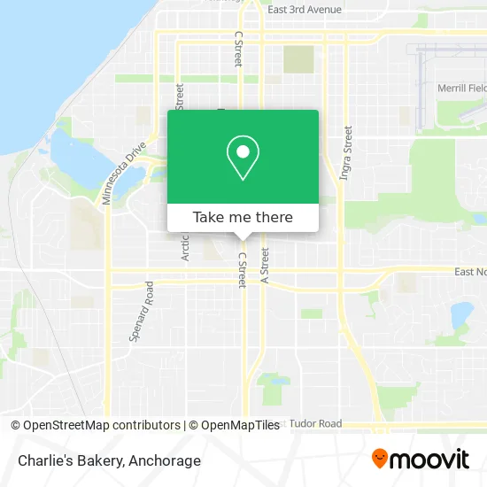 Mapa de Charlie's Bakery
