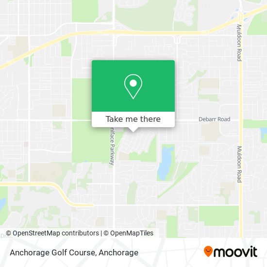 Anchorage Golf Course map