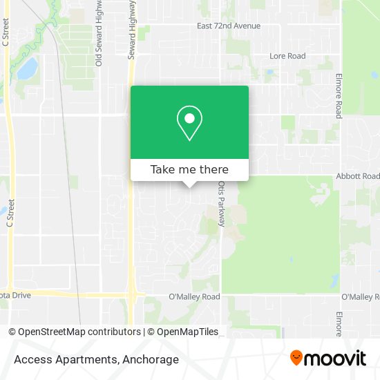 Mapa de Access Apartments