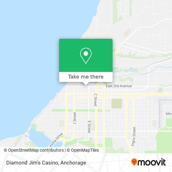 Mapa de Diamond Jim's Casino