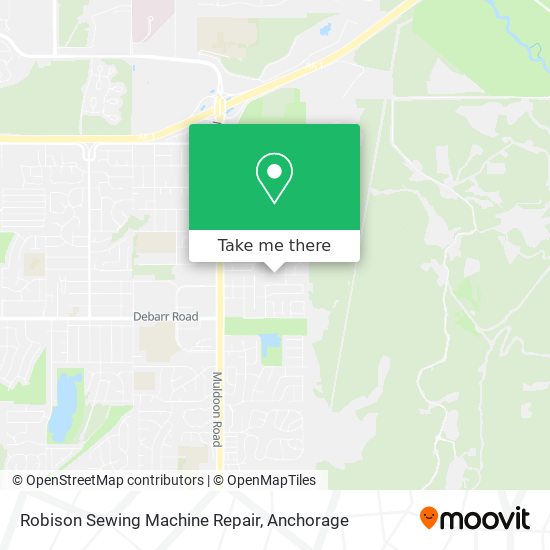 Robison Sewing Machine Repair map