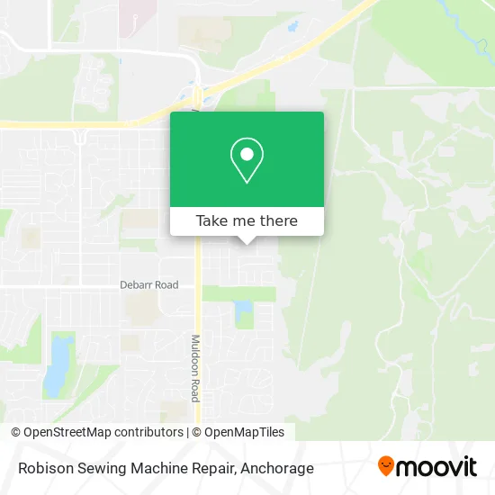 Robison Sewing Machine Repair map