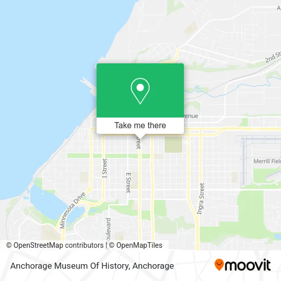 Mapa de Anchorage Museum Of History