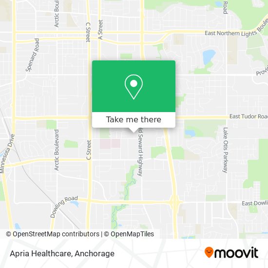 Mapa de Apria Healthcare