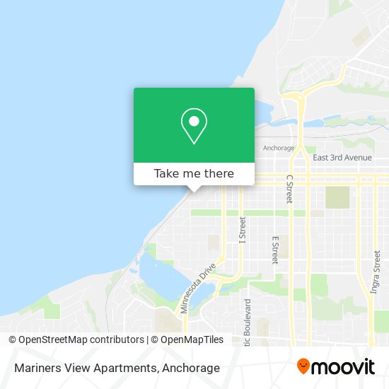 Mariners View Apartments map