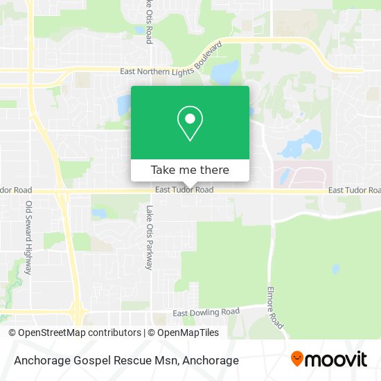 Mapa de Anchorage Gospel Rescue Msn