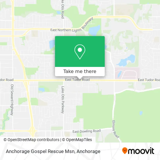 Anchorage Gospel Rescue Msn map