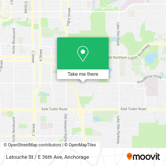 Mapa de Latouche St / E 36th Ave