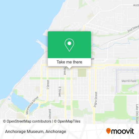 Mapa de Anchorage Museum