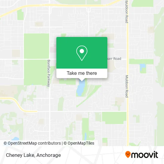 Cheney Lake map