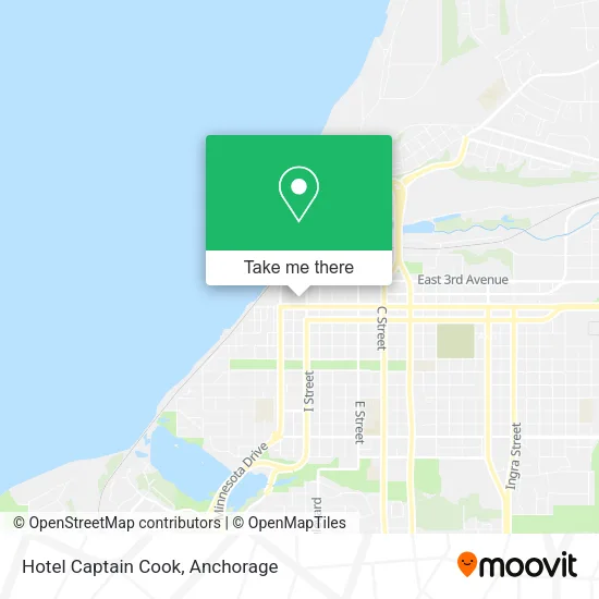 Mapa de Hotel Captain Cook