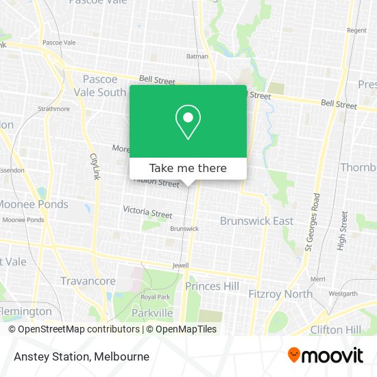 Anstey Station map