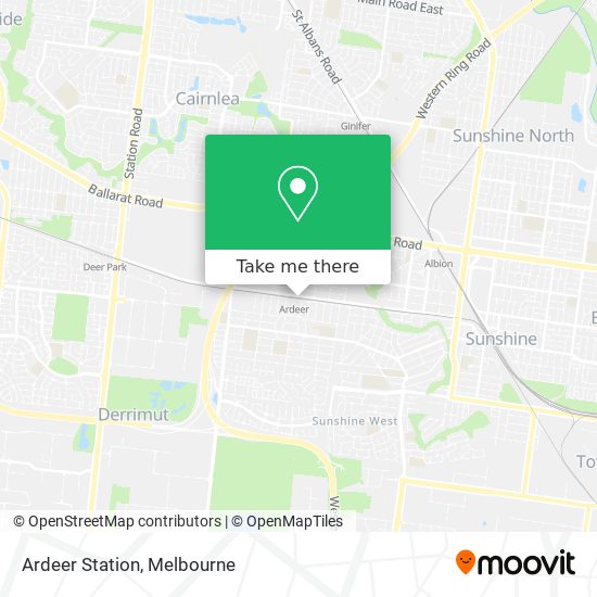 Ardeer Station map