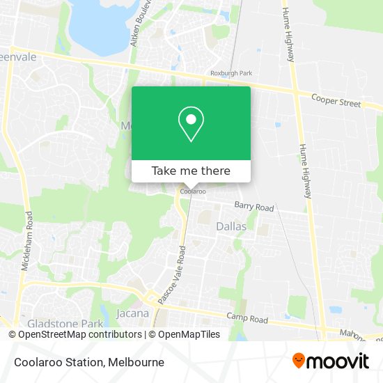 Coolaroo Station map