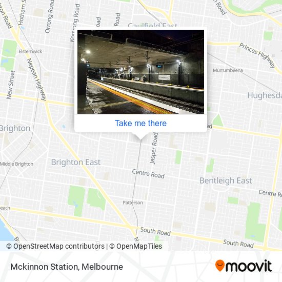 Mapa Mckinnon Station