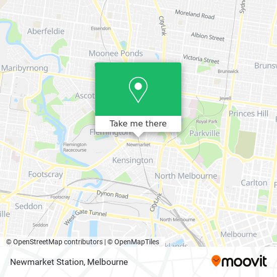 Newmarket Station map