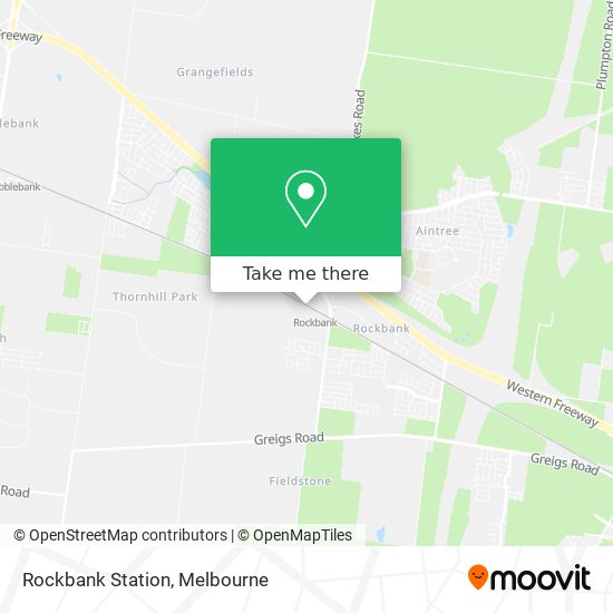 Rockbank Station map
