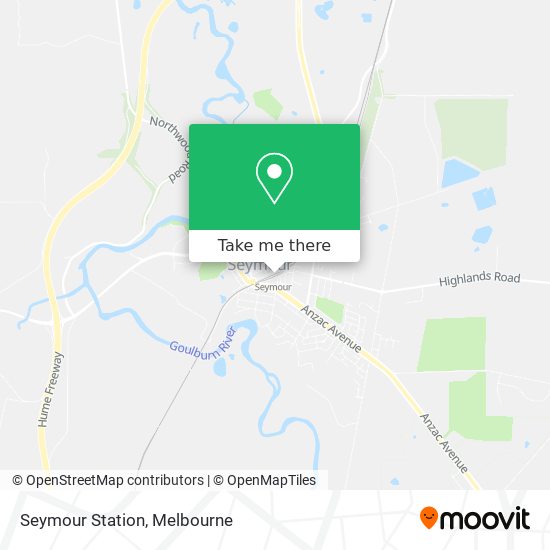 Seymour Station map