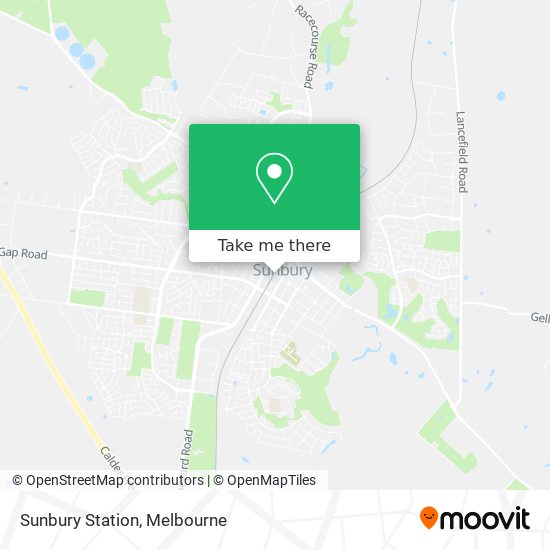 Sunbury Station map